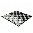 thumbnail image 2 of MegaChess Outdoor Chess Set Giant with 12" King Bundle, Mat & Checkers Set, 2 of 8