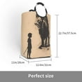 thumbnail image 2 of Salouo Child And Lion Sketch for Dirty Clothes Hamper,Extra Large Hamper Basket Bin 1-Pack Big Laundry Baskets with Handles Laundry Hampers Fits for Bedroom & Living Room, 2 of 5