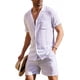thumbnail image 1 of Conjunto De Camisa Para Hombre Casual Vacaciones Playa Moda, 1 of 7