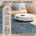thumbnail image 6 of Design&I 5'x7' Washable Area Rug Cabin School Waves Icons Clownfish Lake Trout Pinecone Fish Fishing Refined for Guest Room, Lounge, Apartment, Flatweave & Daily Traffic Ready, 6 of 7