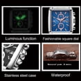 thumbnail image 6 of BOSCK Blue Watches for Men, Analog 42mm Stainless Steel Business Watch,Classic Casual Wrist Watches, 6 of 7