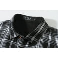 thumbnail image 5 of SSLR Flannel Shirt for Men Long Sleeve Button Down Shirt Plaid Casual Jacket, 5 of 6