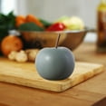 thumbnail image 4 of Adornos de manzana de cerámica HWRETIE para sala de estar o mueble de TV,decoración de interiores con temática frutal,diseño minimalista, 4 of 6