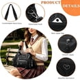 thumbnail image 6 of Sunyuer Y2k Purse Women Large Capacity Hobo PU Leather Satchel Handbag Multi-pocket Goth Trendy Punk Clutch Tote Bag, 6 of 8