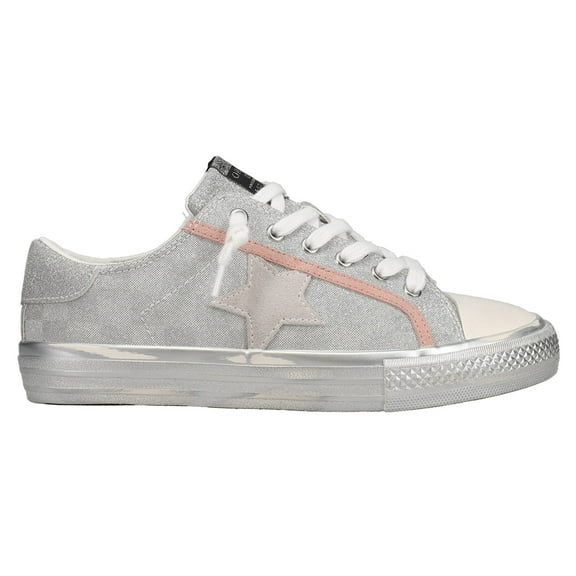 Vintage Havana Womens Alive Metallic Lace Up Athletic Sneakers Casual Shoe