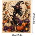 thumbnail image 7 of Halloween Pearl Art DIY Kit,3D Textured Pearls Diamond Painting Crafts,Halloween Home Decor Wall Art Painting Kit(Witch), 7 of 7