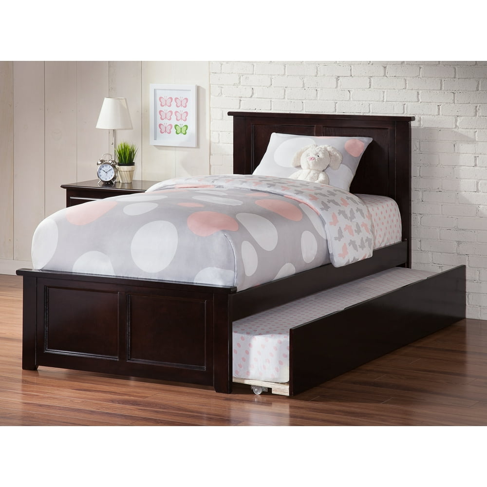 Madison Twin Platform Bed with Matching Foot Board with Twin Size Urban