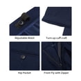 thumbnail image 5 of ETHAN 5 Piece Suit for Teens Slim Fit Formal Trajes Para Niños Elegantes for Wedding Ring Bearer Suit Dark Blue 18Y, 5 of 8