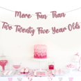 thumbnail image 2 of 50th Birthday Banner More Fun Than two 25 Banner Rose Gold 50th Birthday Decorations Fifty Birthday Party Supplies for Women, 2 of 6