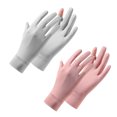 thumbnail image 1 of 2 pares de guantes de protección solar para mujer, guantes transpirables antideslizantes para montar al aire libre en verano, sin dedos MFZFUKR BST3052665-1, 1 of 5