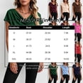 thumbnail image 3 of Fashion Cowl Neck Tops for Women Dressy Casual Short Sleeve Shirts Summer Clothes Outfits White XL, 3 of 5