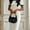 White, variant on ZOELNIC Women's Bodycon Pencil Dress Elegant Bow Short Sleeve Clubwear Basic Fitted Outfits Casual Midi Dresses, S