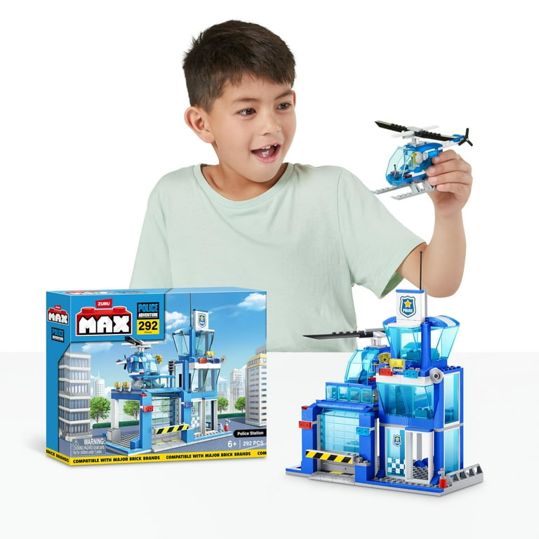 Max Adventure Police Station Playset (291 pieces) - Walmart.com