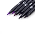 thumbnail image 3 of Tombow 56224 Dual Brush Pen Art Markers, Purple Blendables, 6-Pack, 3 of 7