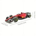 thumbnail image 3 of Luxury Diecast Cars Collection: Burago 1:43 2022 Ferrari 16 & 55 Formula Racing, 3 of 5