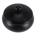 thumbnail image 2 of Ceramic Ashtray with Windproof Lid for Indoor Outdoor Use -Black, 2 of 6