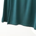 thumbnail image 7 of IWRICH Women's Undershirts V Neck Tops Soft Long Sleeve Sleep Shirt Stretchy Casual Basic Tee Shirt Dark Green XXXXXL, 7 of 7
