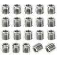 thumbnail image 1 of Unique Bargains Adaptateurs de Filetage Manchon Écrou Réducteur 20 Pcs M10x1.5 Mâle à M6x1 Femelle Écrou de Réparation 10mm, 1 of 7