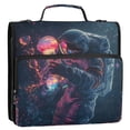 thumbnail image 5 of FORMRS Zipper Binder with Shoulder Strap 2-inch Ring 500 Sheet Capacity File Bag, Glowing Jellyfish, 5 of 5