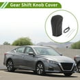 thumbnail image 2 of Unique Bargains Gear Shift Knob Cover for Nissan Altima 2008-2012 Anti-Slip Black Grey Stick Shifting Handle Protector Faux Leather 1 Pc, 2 of 6