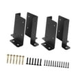 thumbnail image 4 of 4 Pack Post Support Bases Deck Mount Anchor Brackets Adjustable for 2x4 4x4 Posts for Pergolas and Fencing, 4 of 9