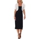 thumbnail image 2 of Inspire Chic Cárdigan Bolero Corto de Manga Corta con Ruched Abierto Frontal de Malla para Mujeres Blanco L, 2 of 5