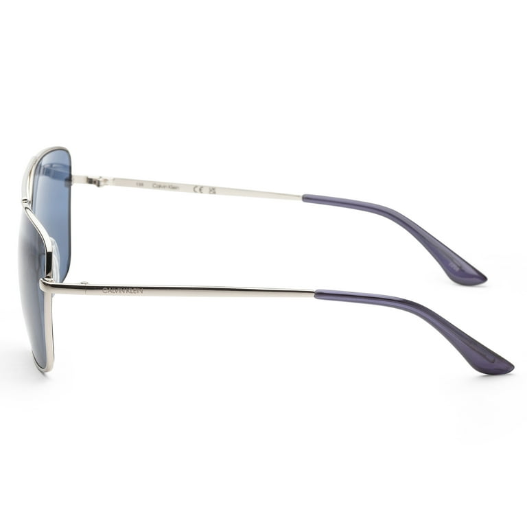 ☆ ☆ Here is the Blue Grey CKJ l Monogram Mi Calvin Klein Blue Navigator Men's Sunglasses CK19136S 045 57