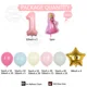 thumbnail image 4 of Juego de 138 cadenas de globos con temática de princesa Peach de Super Mario, fondo para fiesta de cumpleaños y baby shower, decoración de arco, 4 of 4