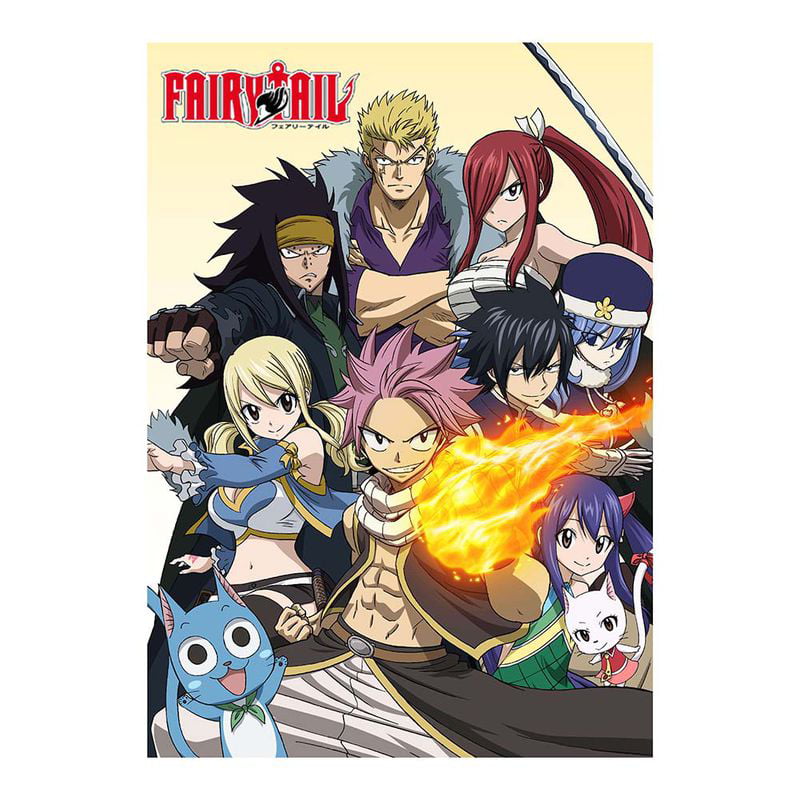 FAIRY TAIL HD Print Anime Wall Poster Scroll Room Decor 