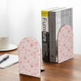 thumbnail image 5 of Naloa Chrysanthemum 2 Pcs Bookend Large Capacity Office Book Ends for Home Office Library School Study Decoration, 5 of 8