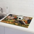 thumbnail image 7 of Farmhouse Rooster Dish Drying Mat for Kitchen Counter, 18 x 24 Inch Microfiber Dish Mats for Drying Dishes, Absorbent Dish Drying Pad Chicken Kitchen Decor Rack Mat, 7 of 7