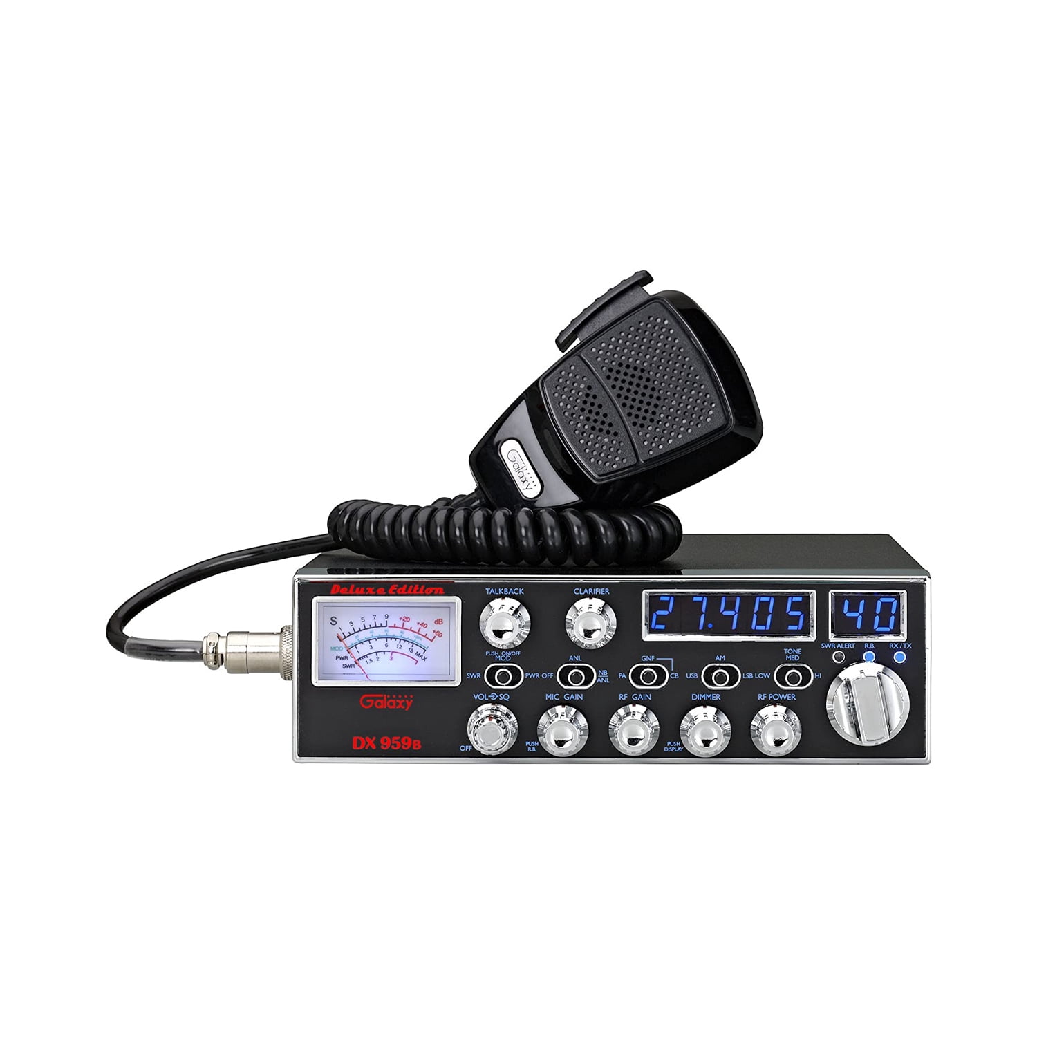 Galaxy Audio DX-959B CB Radio with Blue Frequency and Backlit