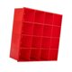 thumbnail image 4 of Organizador de toallas para lavado de autos, resistente al desgaste, para montaje en pared, caja de almacenamiento fácil de usar. Rojo, 4 of 8