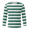 thumbnail image 4 of CONZONE Mens T-Shirts Long Sleeve T Shirts for Men Casual Crew Neck Striped Lightweight Tees Soft Cozy Athletic Tops, 4 of 4