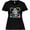 AB-Black, variant on Miami Beach Florida Cute Swimming Manatee Women's Plus Size T-Shirt