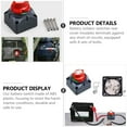 thumbnail image 2 of KAKOWELY Battery Switch 12V-48V Battery Disconnect Master Power Cut-Off Switch for RV,3"X2.75"X2.75", 2 of 4