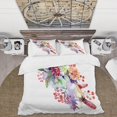 thumbnail image 2 of Designart 'Bouquet With Wildglowers and Berries' Traditional Duvet Cover Set, 2 of 5