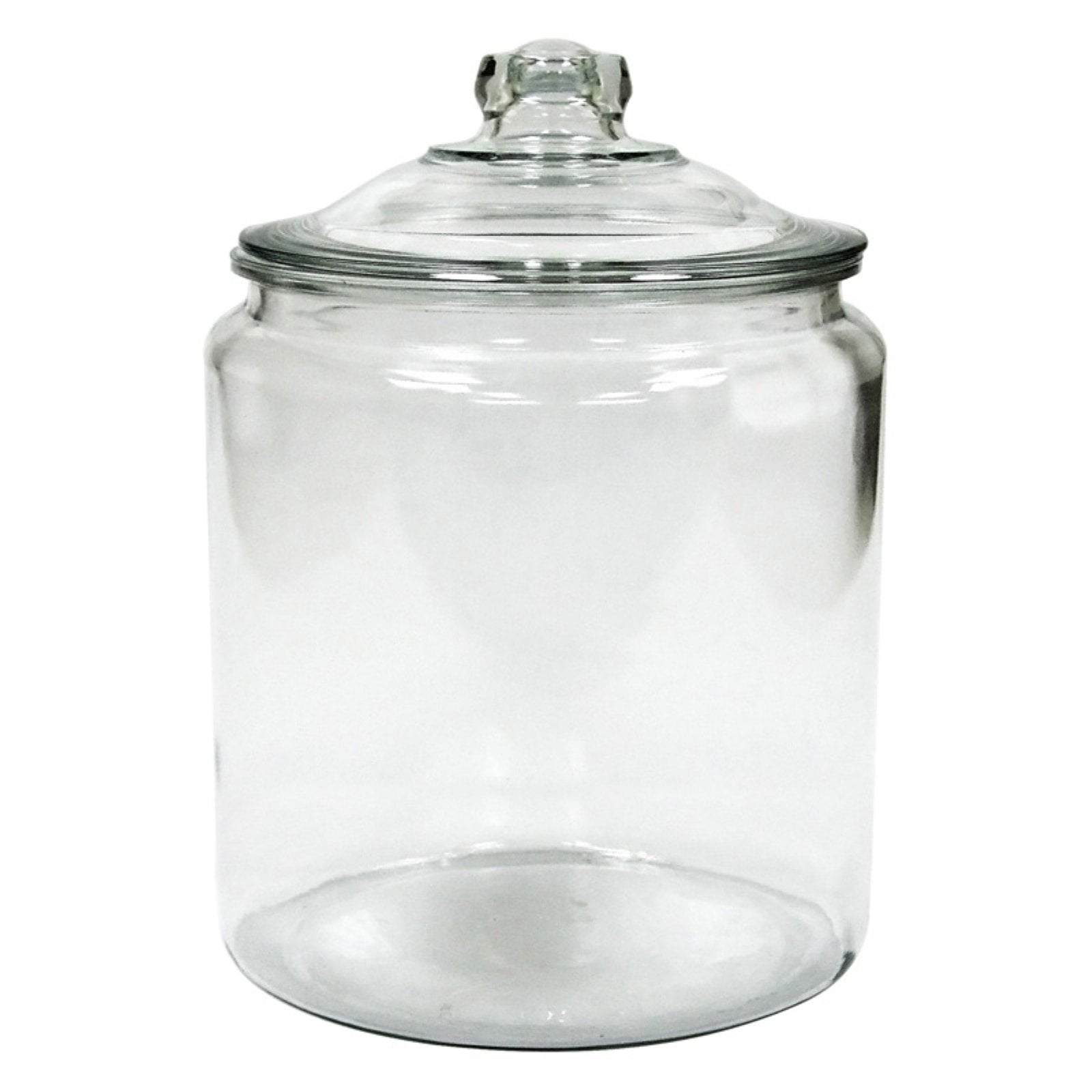 Anchor Hocking Heritage Hill Clear Glass Jar with Lid, 2 Gallon