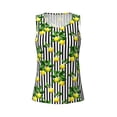 thumbnail image 2 of Rocae Lemons on Striped for Women's Workout Tank Top Lightweight Sleeveless Fit Tops- Moisture-Wicking, BreathableXX-Large, 2 of 9