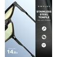 thumbnail image 3 of ANYLUV Blue Light Blocking Glasses Men Computer Gaming Glasses Lightweight Al-Mg Metal Anti Eyestrain Eye Protection, 3 of 6