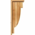 thumbnail image 3 of 6"W x 10"D x 26"H Alpine Rough Sawn Corbel w/Backplate, Western Red Cedar, 3 of 9