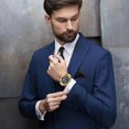 thumbnail image 3 of SKMEI Mens Wrist Watch Waterproof Military Analog Digital Watches with LED Multi Time Chronograph, Stainless Steel Business Watches for Men, 3 of 7
