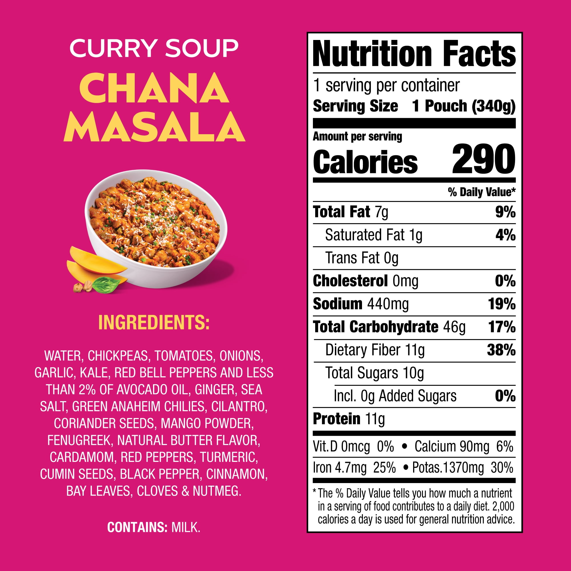 (2 pack) Proper Good Indian Style Curry Soup, Ready in 90 Seconds, Shelf Stable Meal, 12 oz