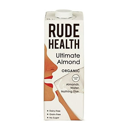 Rude Health Organic Almond Milk 1ltr ( 3 Pack)