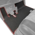 thumbnail image 5 of Xtreme Mats Yamaha Drive2 Golf Cart Mat, Full Coverage Golf Cart Floor Liner Mat - Fits Yamaha Drive2 Models Only (2017-2022 )& UMAX Rally 4x4 - Black with Red Trim, 5 of 9
