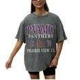 thumbnail image 3 of Women's Gameday Couture Grey Prairie View A&M Panthers Oversized Snow Wash T-Shirt, 3 of 5