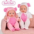 thumbnail image 4 of AlevRam 8 Inch Twin Baby Dolls,2 Pcs 8" Reborn Baby Doll with Plush Bodysuit Twin Baby Dolls for Girls 3+, 4 of 7