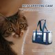 thumbnail image 5 of Bolsa de transporte para mascotas pequeñas, impermeable, plegable, para perros y gatos (azul marino S) Ehuebsd Para estrenar, 5 of 8