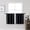 Black, variant on MKHILL Vela Black Blackout Tier Curtains 24 Inch 2 Panels, Thermal Insulated Room Darkening Rod Pocket Cafe Curtains for Kitchen Sink Bathroom Small Window Camper, Each 30"W x 24"L