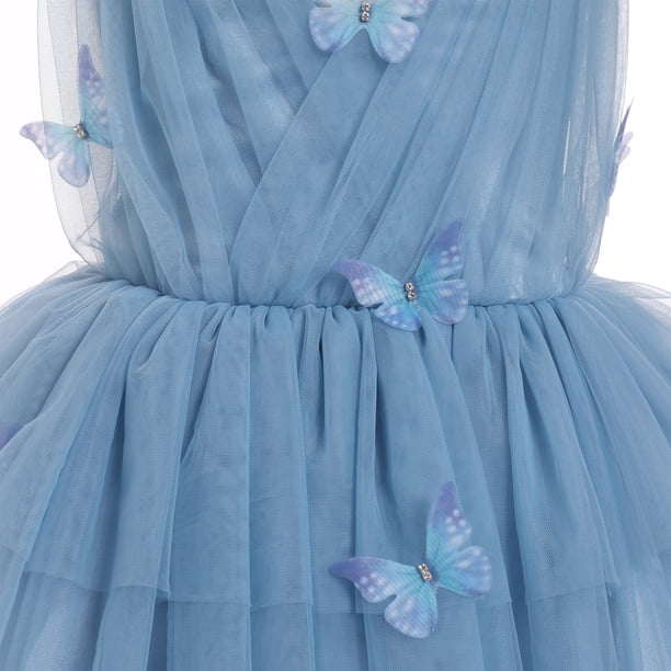 IBTOM CASTLE Toddler Girls Butterfly Birthday Dress Rainbow Tulle Formal Wedding Party Ruffle Tutu Dresses for Photo Shoot 3-4 Years Dusty Blue - Walmart Business Supplies IBTOM CASTLE Toddler Girls Butterfly Birthday Dress Rainbow Tulle Formal Wedding Party Ruffle Tutu Dresses for Photo Shoot 3-4 Years Dusty Blue - Walmart Business Supplies